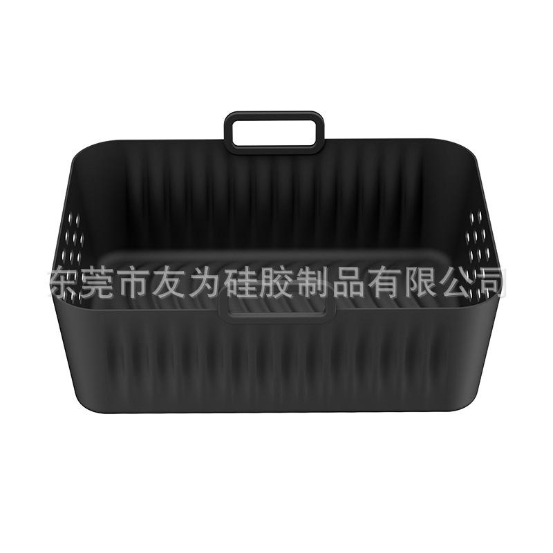 

Silicone Air Fryer Liners for Ninja SL400 SL401 Double Stack XL Basket Reusable Air Fryer Baking Tray Airfryer Accessories Hot чорний