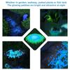 200Pcs Glow In the Dark Garden Pebbles For Sidewalk Garden Terrace Lawn Garden Patio Fish Tank Aquarium Decoration Glow Stone