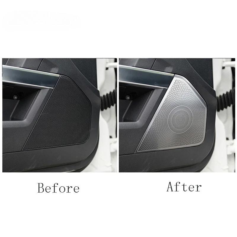 For Mercedes Benz GLK X204 2008-2015 Car Door Panel Loudspeaker Pad Stereo Audio Speaker Cover Trim Frame Interior decoration