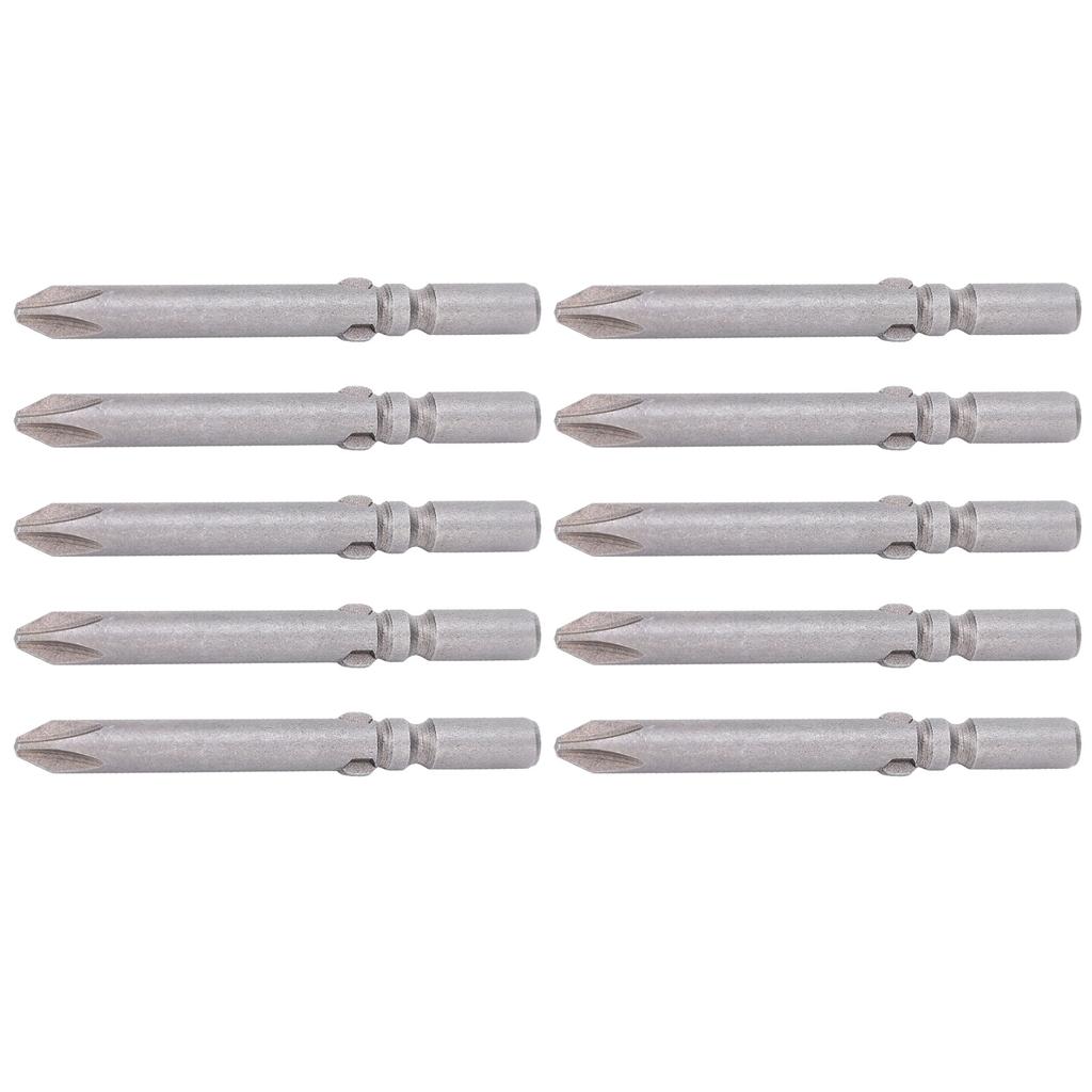 10pcs 6mm Electric Screwdriver Bits S2 Alloy Steel Cross Magnetic Screwdriver Bits Set 802