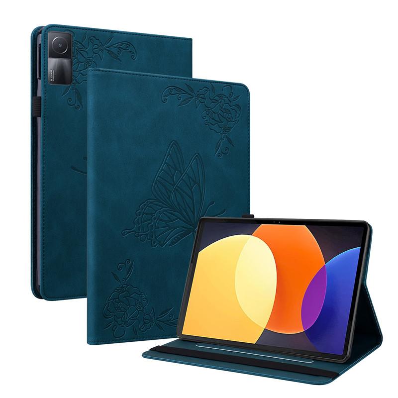 Tablet Case Funda For Redmi Pad SE 2023 Case Imprinted Tree PU Leather Stand Back Silicone Shell For Xiaomi Redmi Pad SE 11 Cover