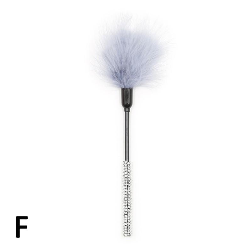 Multi Color Variety Sexy Feather Tickled Whip Flirting Teasing Stimulating Kinky Paddle Whips BDSM Fetish Mischief Adult Sex