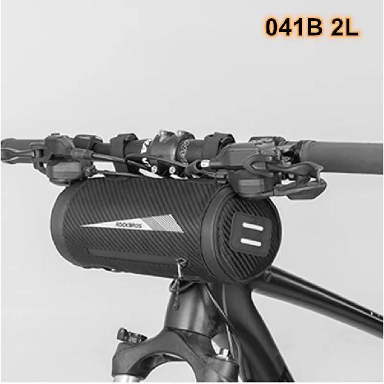 ROCKBROS Bicycle Bag Bike Front Bag Portable Men Women Handlebar MTB Road Large Capacity Backpack Cycling Tube Bag 041B 2L