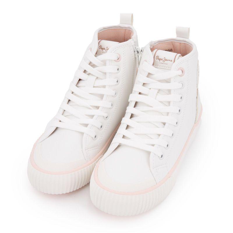 Baskets montantes ottis young g à sequins gold rose Enfant PEPE JEANS
