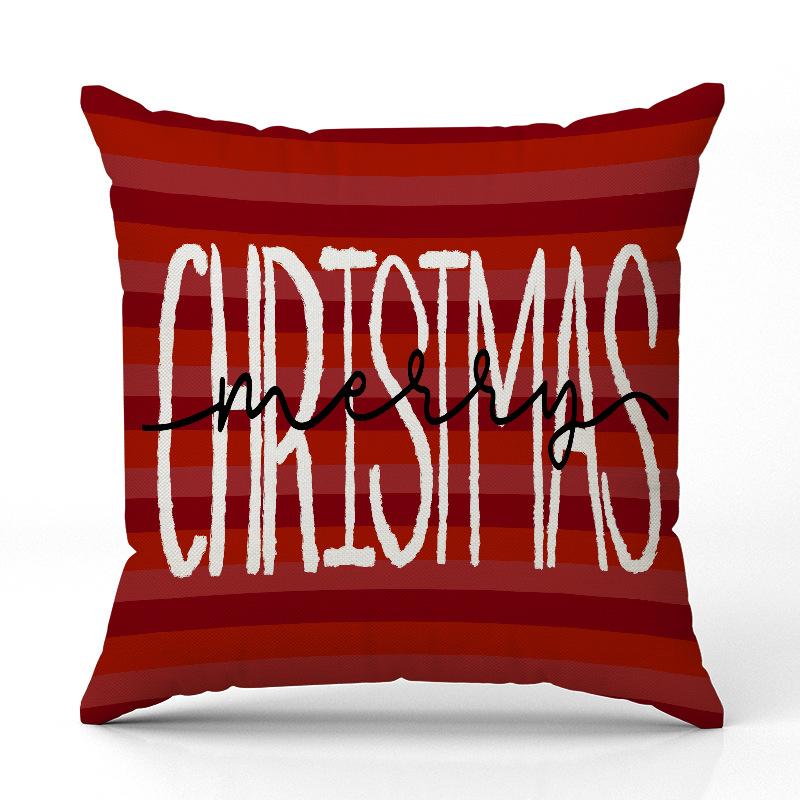 

Новая красная наволочка с рождественским принтом «Снежинка» льняная наволочка праздничное украшение комнаты дивана чехол для подушки