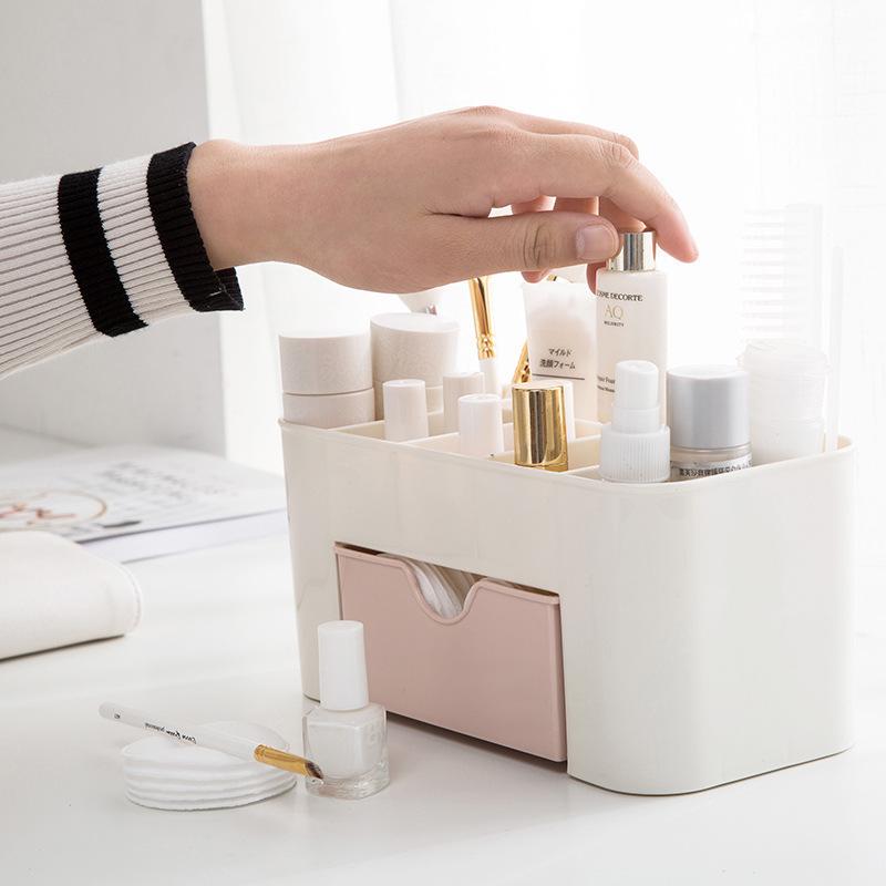 Manicure & Cosmetics Holder: Storage for Cotton Pads, Pens, Ornaments, and Stationery