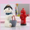 Dog Cartoon Resin Fire Hydrant Garden Statue For Gift And Decoration Home