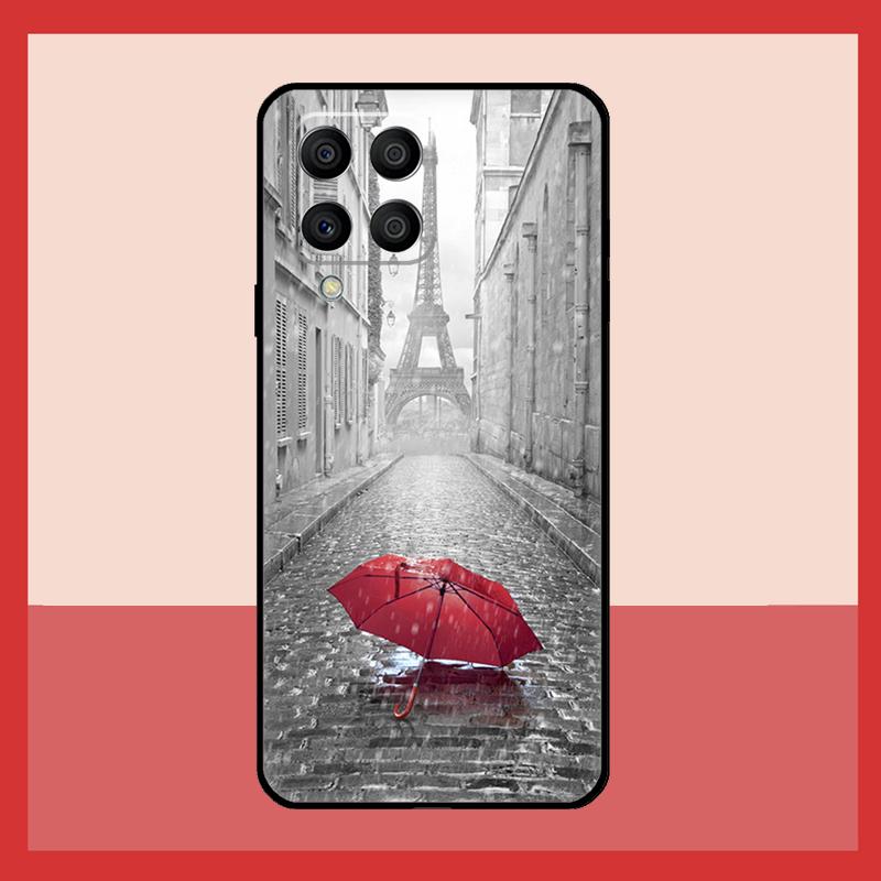 Paris Eiffel Tower Case For Samsung Galaxy M31 M21 M13 M33 M53 M15 M35 M55 M16 M36 M56 M12 M32 M52 M14 M34 M54
