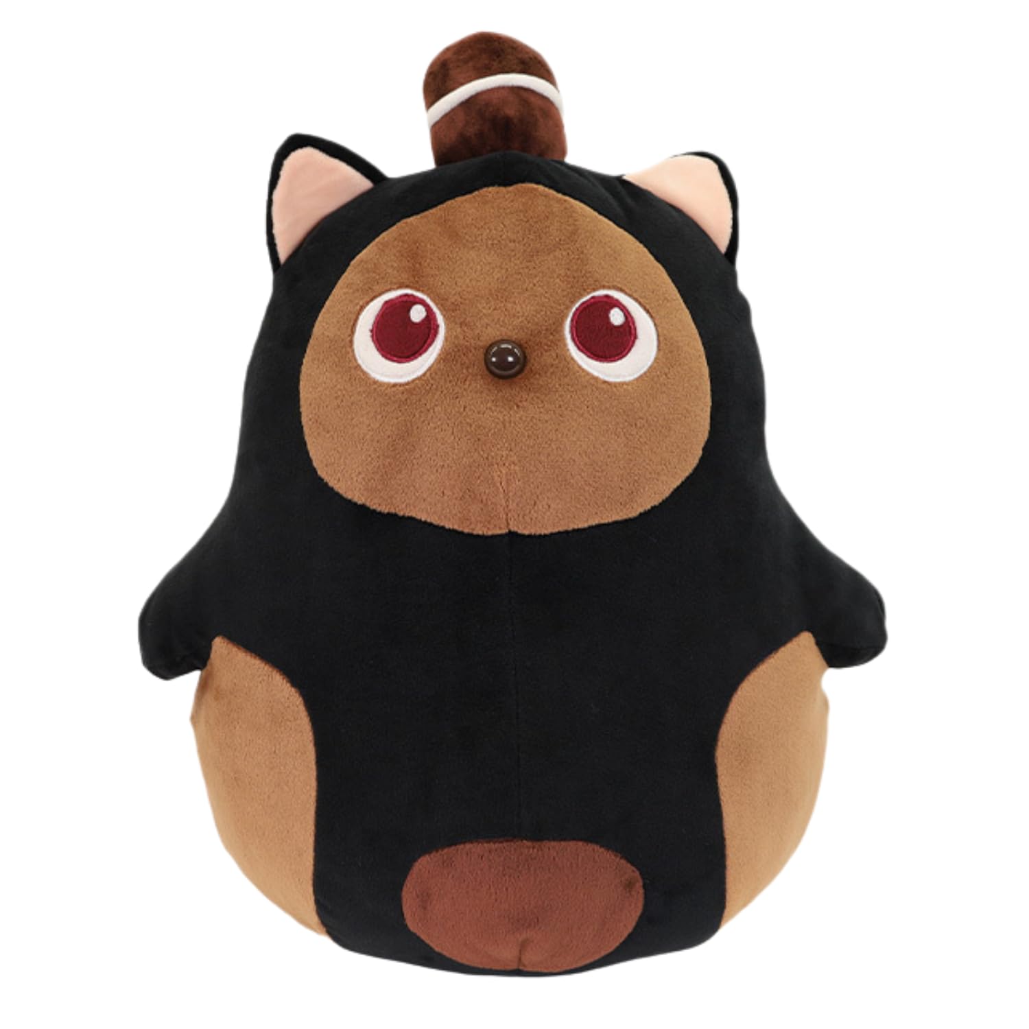 

Fluffy Lovot Big Plush Toy, Labot, Approx. 45cm (Black with Cat Ears)