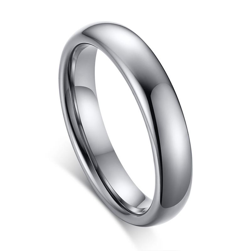 Vnox Anti Scratch Tungsten Wedding Rings for Women Men Simple Classic Wedding Bands for Couples Basic Jewelry