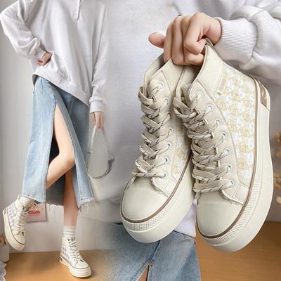 Canvas Shoe Flat Bottom Comfortable Anti-slip Fashion Simple All-match Casual Shoes Shoes for Women Single Shoes Spring Autumn