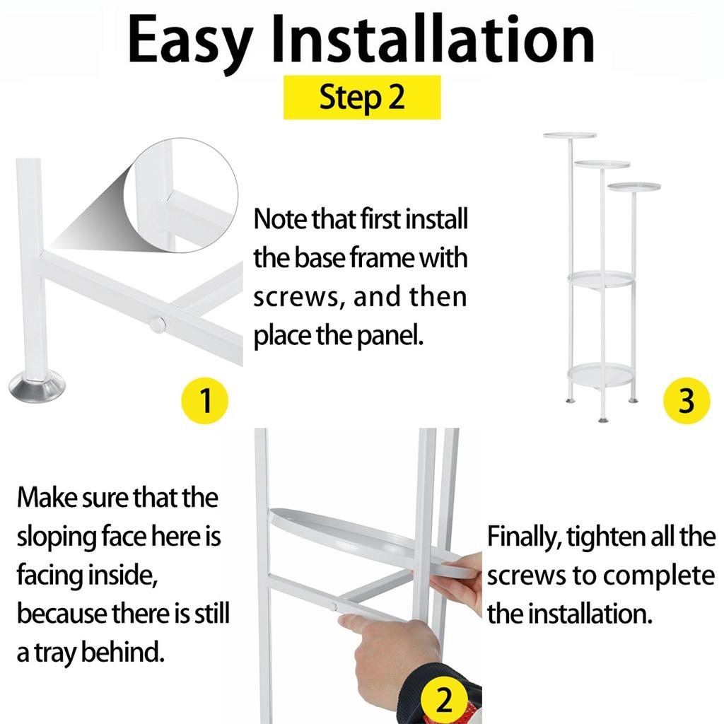 5patrový stojan na květináče, zahradní regál na rostliny, ocelová police, vnitřní, venkovní, balkonový žebřík, stojan na květináče