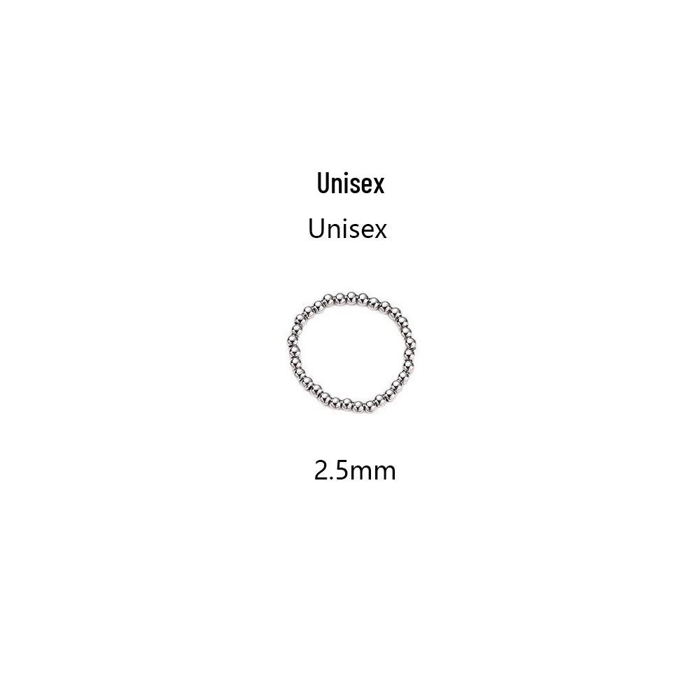 European & American Fashion Titanium Steel Elastic Ring, Vacuum Plated, Anti-oxidation, Non-fading.