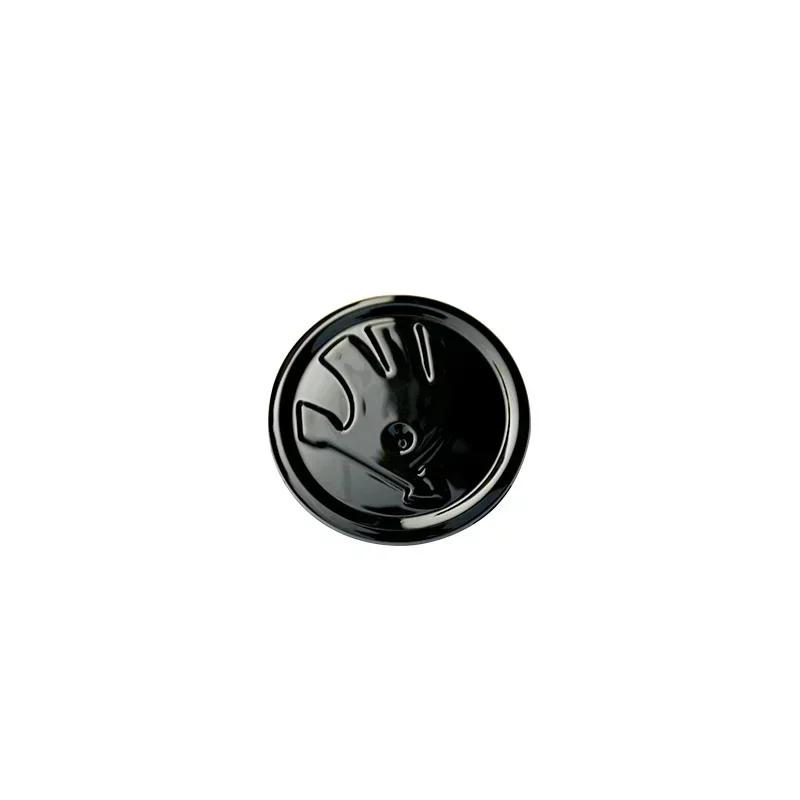 AAAJA1 2026 Hot For SKODA 46MM Car Steering Wheel Logo Emblem Sticker for Skoda Rapid Fabia Octavia Superb Laura VRS Yeti Kodiaq Karoq