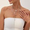 4Pcs/Set Chain Necklace for Women Mini Jesus Cross Pendant Clavicle Jewelry Accessories