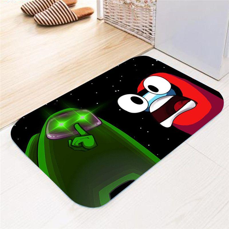 Mata Gra Flanela Dom Kąpiel Łazienka Antypoślizgowy Dywanik Dywan Dekoracja Podłogi