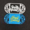 Cut Die Design Butterfly Lace Happy Birthday Greeting Card Metal Cutting Die Stencil DIY