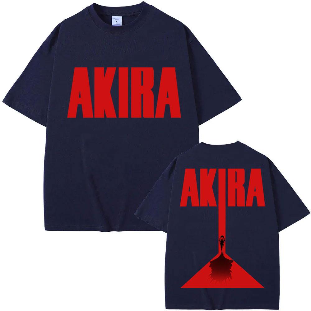Japanese Anime Akira Vintage T-shirt 90s Science Fiction Movie Shotaro Kaneda Manga T Shirt Soft Cotton Oversized Tshirts
