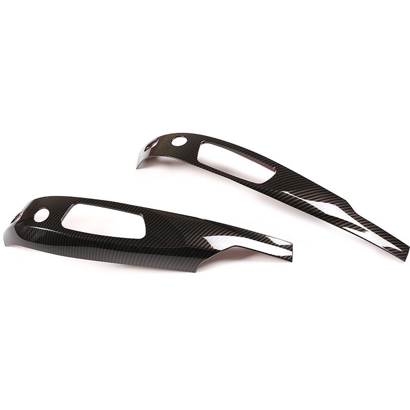 for BMW 3 Series E90 X1 E84 2010-2015 ABS Carbon Fiber Car Seat Side Switch Adjustment Button Decorative Frame Car Accessories Carbon Fiber