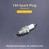 Für GX35140F & 139F Rasenmähermotor Zylinderbaugruppe mit Kurbelwelle und Zündkerze Aluminiumlegierung Zylinderbaugruppe