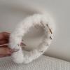 Winter and Autumn Velvet Beaded High-crown Hairband with Fluffy Bristles - A Versatile Hairband That Suits Any Style, Exuding An Elegant Air.
