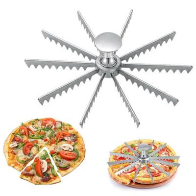 Yousheng 5/6/7/8/10/12 Cut Pie Marker Aluminum Alloy Guideline And Portion Divider Cake Cutter Baking Tools for Pizza Cheesecake Pie