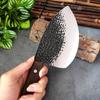 Stainless Steel Fishing Knives Hand Forged Blade Filleting Knife Cleaver Meat Butcher Knife Wood Handle Kitchen Knives Chef Tool