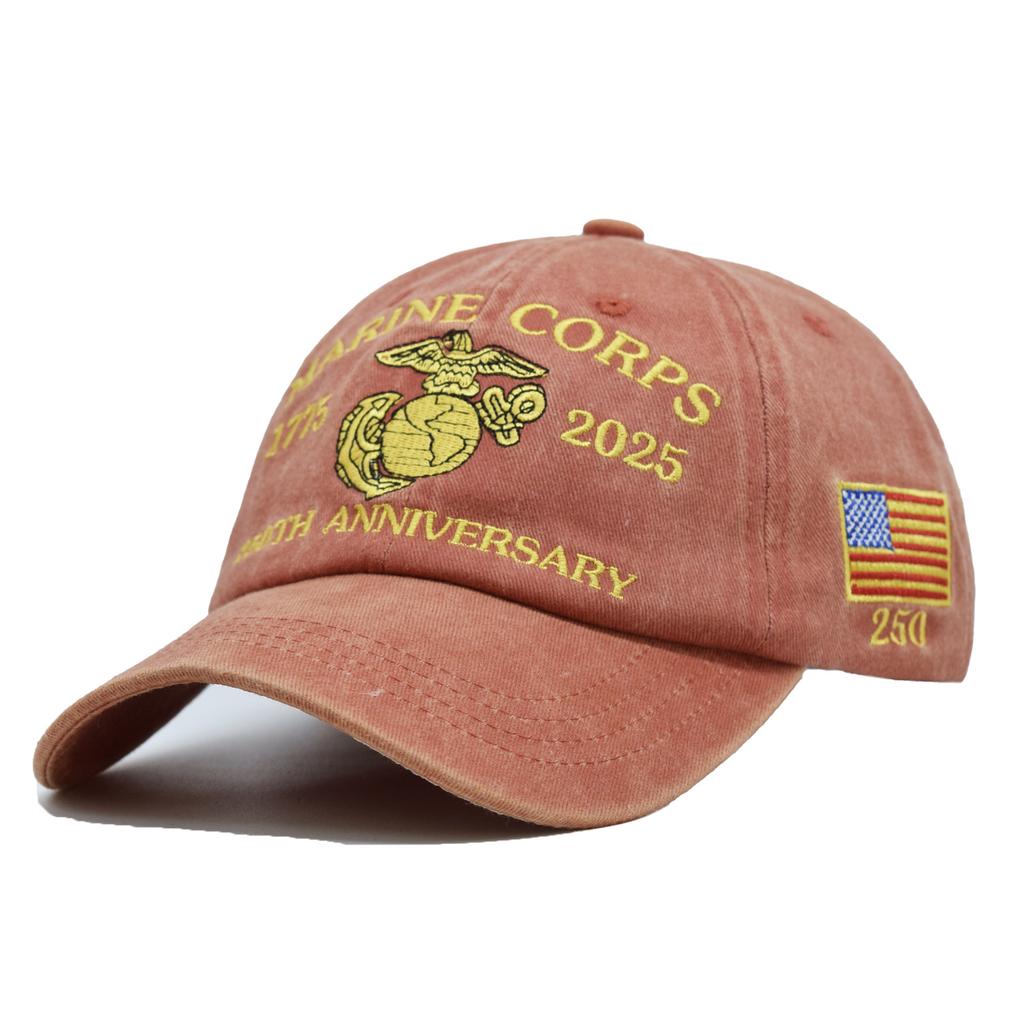 Nuovo Cappellino da Baseball Ricamato Anniversario Corpo dei Marines degli Stati Uniti Cappellino da Baseball Anniversario Rendi Vecchio Cappello