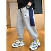 Boys Spring Autumn Block Casual Pants Korean Comfortable Sporty Trousers