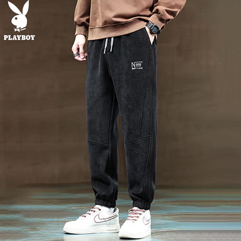 

PLAYBOY Men s Warm Corduroy Jogger Pants XL