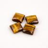 Tiger Eye Square Cabochons – Natural Tiger’s Eye Gemstone Cabs, Brown Gold Polished Cabochon Stones for Jewelry Making