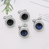 Stylish French Round Cufflinks  Cufflinks Set For Men Women Tuxedo Shirt Studs Fits Business Wedding Party