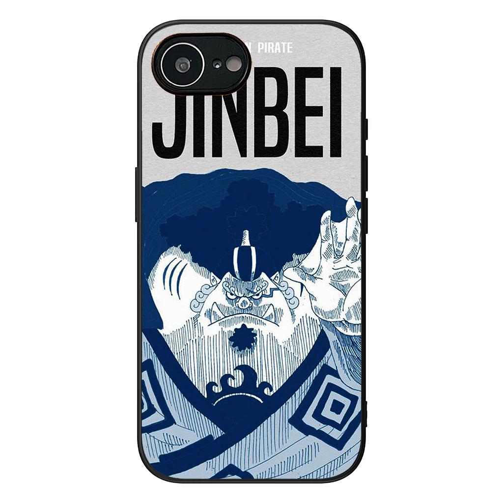 Cover for Apple iPhone 17 16 11 Pro XS Max XR 6 7 8 Plus 16E SE 2020 Air 5 SE2 Phone Case Jinbe Zoro One Pieces Luffy Comics