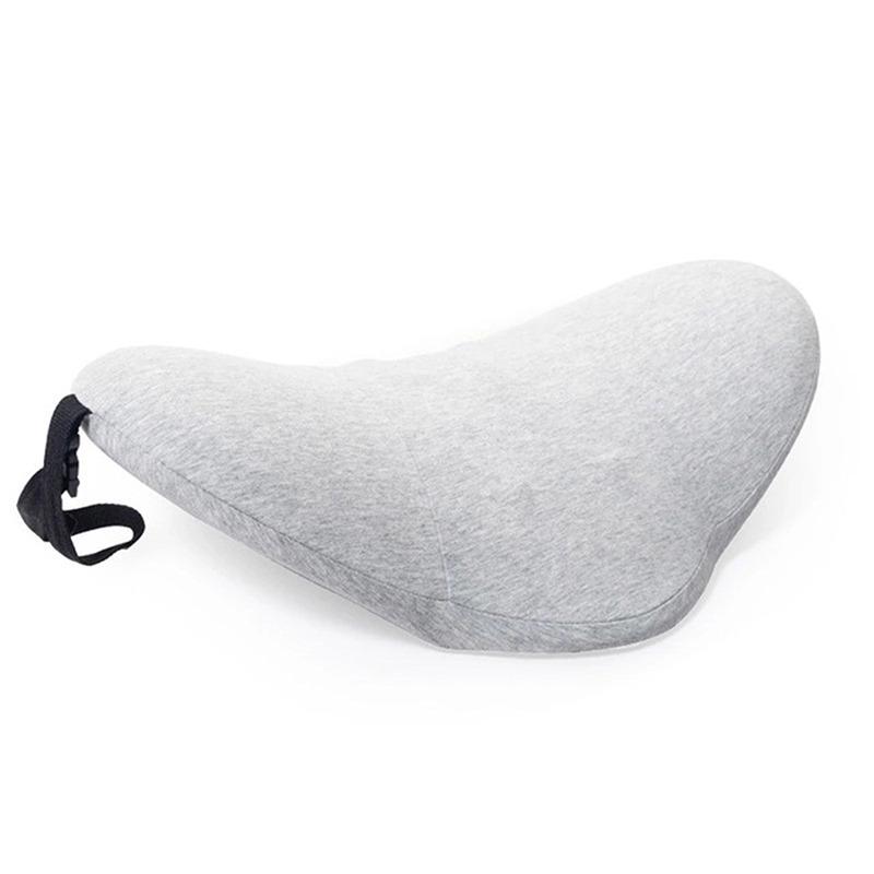 Memory Foam Lendenkissen Rollbar Schwangerschafts-Taillenpolster Waschbare Lendenstütze Rückenlehnenmatte Bettkissen Abnehmbares Rückenkissen