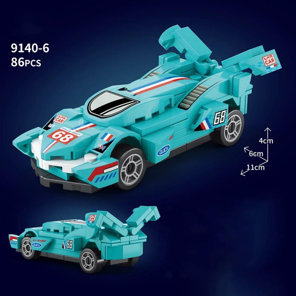 2025 neues City Technik Rennauto alt Geschwindigkeit klassisch Champions Sport Baustein Super Racers F1 Großartige Fahrzeuge Sembo Block
