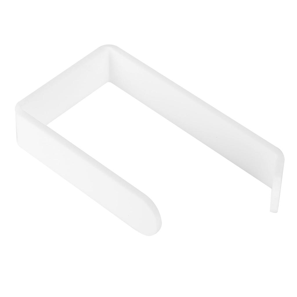 Tissue Holder Punch   Wall Mounted Acrylic Roll Paper Hanger for Bathroom Kitchen