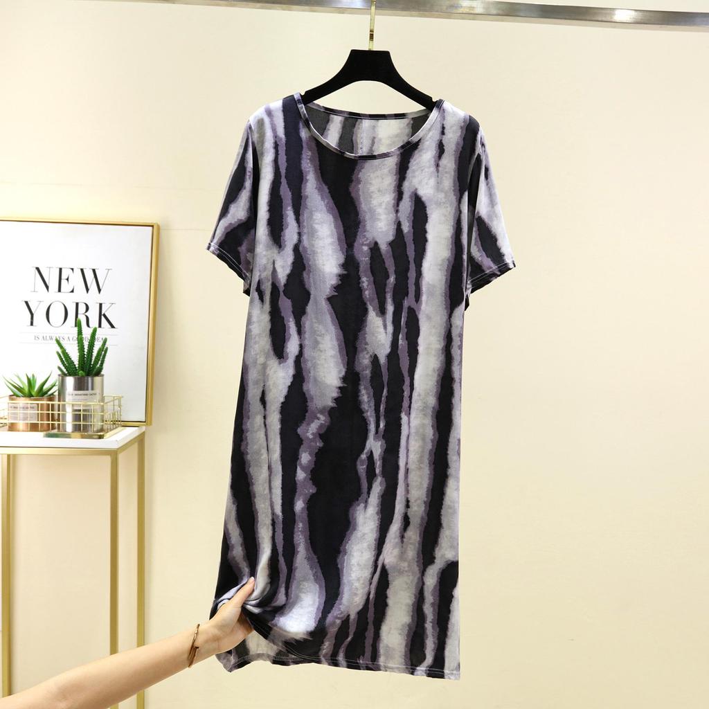 Women's Floral Mid-Length Summer Dress: Perfect for Cool Spring and Vacation Wear