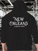 New Orleans Louisiana Large Size Autumn And Winter Trendy Men'S Clothing New Style Backprint Sweatshirt Couple Hoodie Versatile Sp