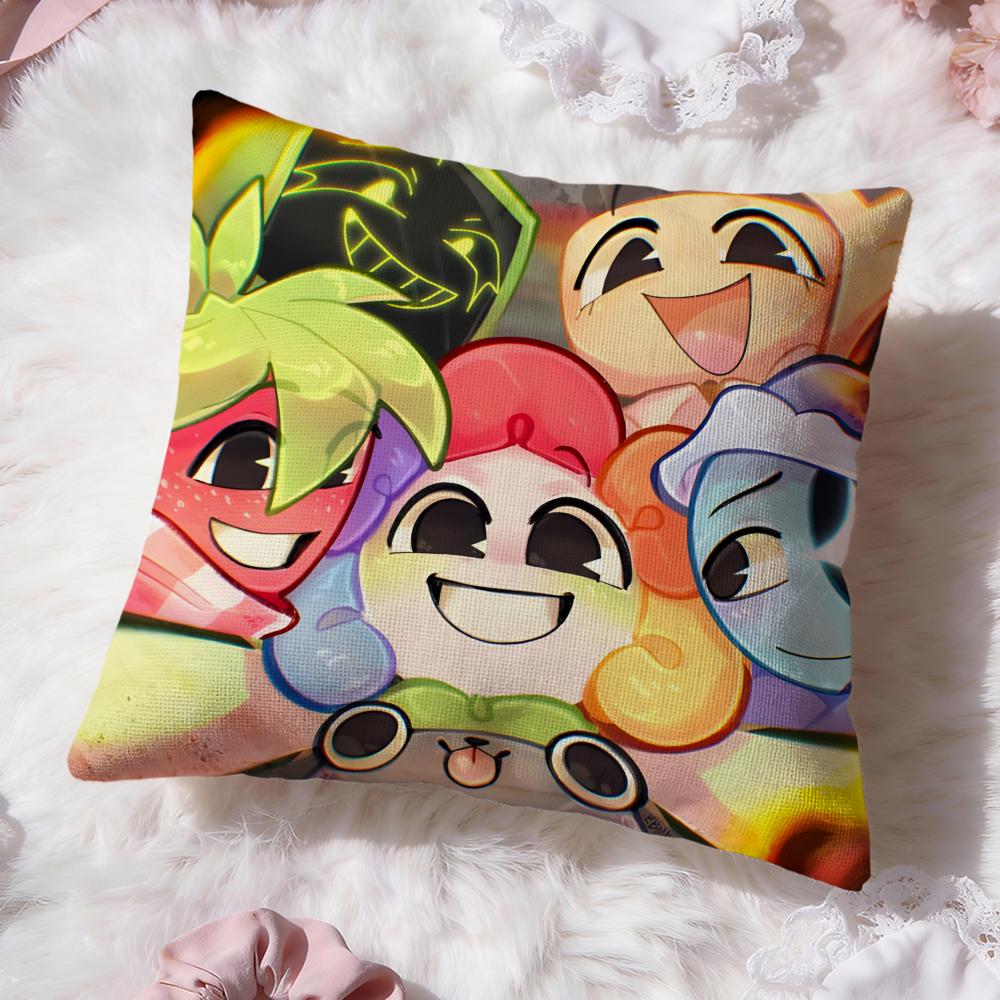 game cute d-Dandys World Cushion Cover Premium Comfort Reversible Pillow Cove -Two in One Design for Any Room & Car Interior