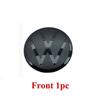 CJOZW1 For VW Volkswagen Jetta MK5 Golf 3D ABS Mirror Black Emblem Car Front Grill Rear Trunk Badge For Volkswagen VW Golf Pas Sat Polo