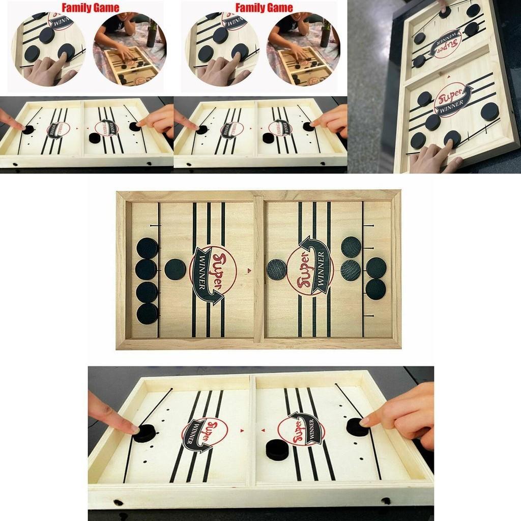 Heyecan Verici Çocuklar İçin Hızlı Sling Puck Oyunu Kazanan Masa Oyunu İnteraktif Aile Toplantıları İçin