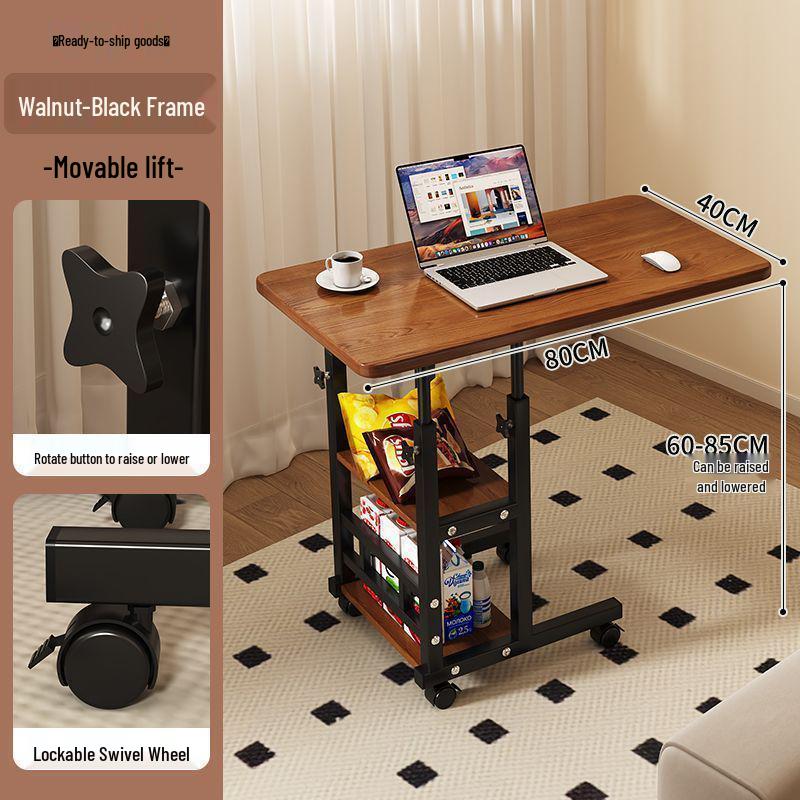 Adjustable Height Laptop Desk for Home, Office, and Bedside Use