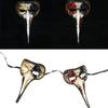 Masquerade Half Face Mask Halloween Long Nose Eyemask Half Mask Masquerade Costume Accsessory for Women Men Halloween