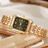 New Light Luxury Steel Belt Women'S Watch, Female Student Fashionable Simple Square Quartz Watch