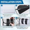 Insulated AC Insulated Hose Cover Reusable Air Conditioner Hose Cover  Home Improvement