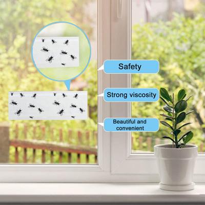 30 Stück Fruchtfliegenfallen für den Innenbereich, Fensterfliegenfallen, stark klebendes Fliegenpapier, zum Fangen von Fliegen, klebrige Fallen, effektive Schädlingskleberfallen
