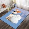 T-The Secret Life of Pets Cartoon Pet Print Flannel Area Rug Non‑Slip Soft Floor Mat For Couch Bedroom Indoor Home  Decor Gift