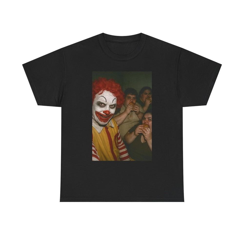 Scary Fast Food Funny Graphic T Shirt Unisex Heavy Cotton Tee Gift New Unisex T-Shirt XL