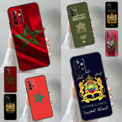Morocco Flag Case For Samsung Galaxy A55 A35 A25 A15 A51 A71 A12 A32 A52 A13 A33 A53 A14 A34 A54 Cover