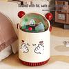 Cute Bear Kids' Flip-Top Trash Can